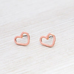 Glee - Amore Studs, Rose Gold