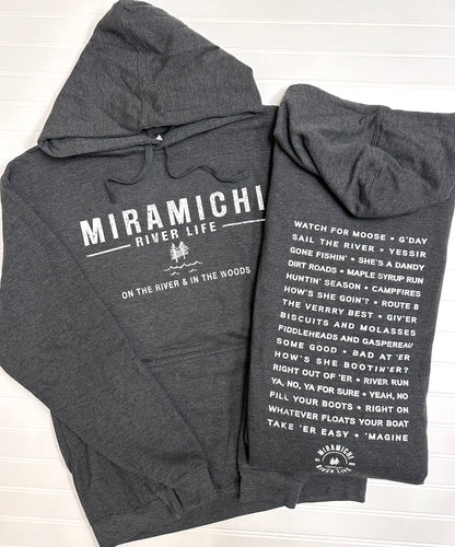 MRL SAYINGS Unisex Hoodie - CHARCOAL