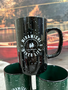 “Miramichi River Life" Campfire Mug 18onz