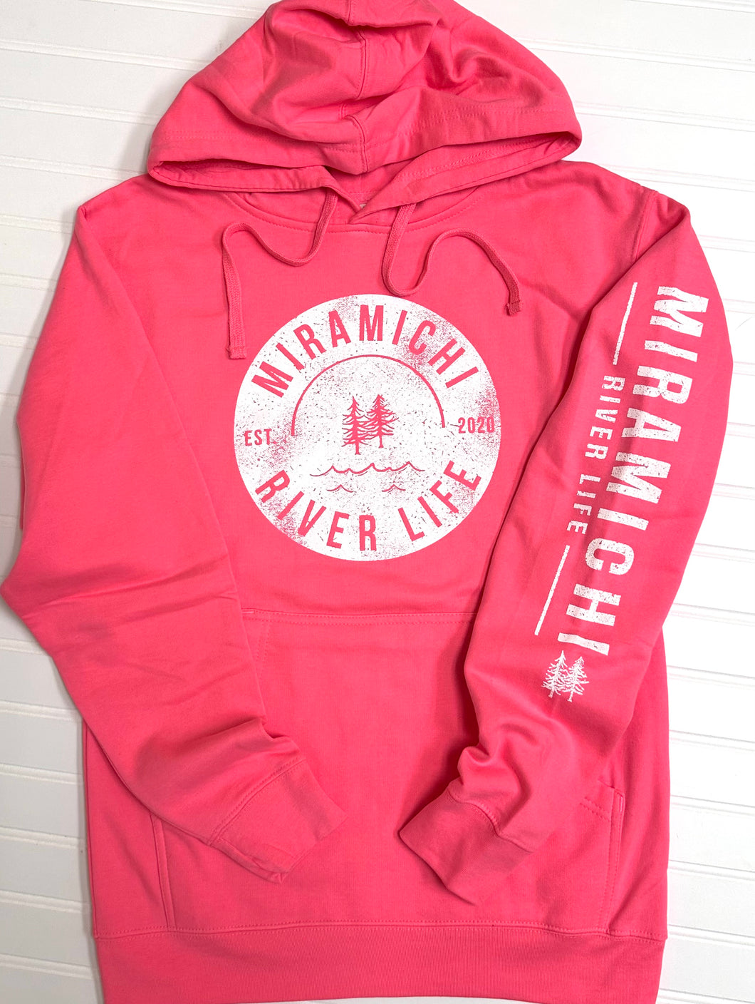 MRL Circle Logo Unisex Hoodie - HOT PINK