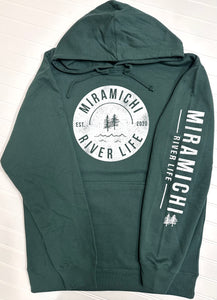 MRL Unisex Hoodie - Vintage Logo DARK GREEN no