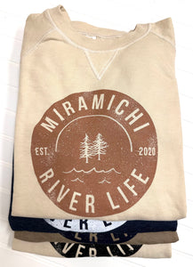 MRL Thin Crew Neck UNISEX - CREAM/TAN