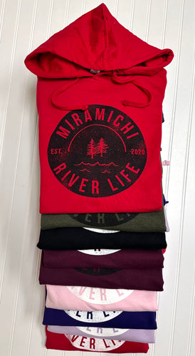 MRL Unisex Hoodie - Vintage Logo RED w/ Black Logo