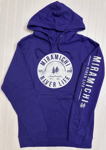 MRL Unisex Hoodie - Vintage Logo PURPLE