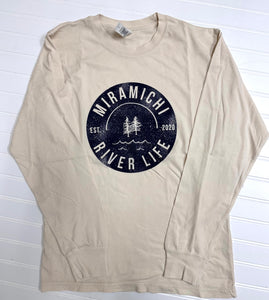 MRL Long Sleeve UNISEX - CREAM/NAVY