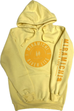 MRL Unisex Hoodie - Circle Logo YELLOW on yellow