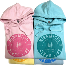 MRL Unisex Hoodie - Circle Logo AQUA on Aqua