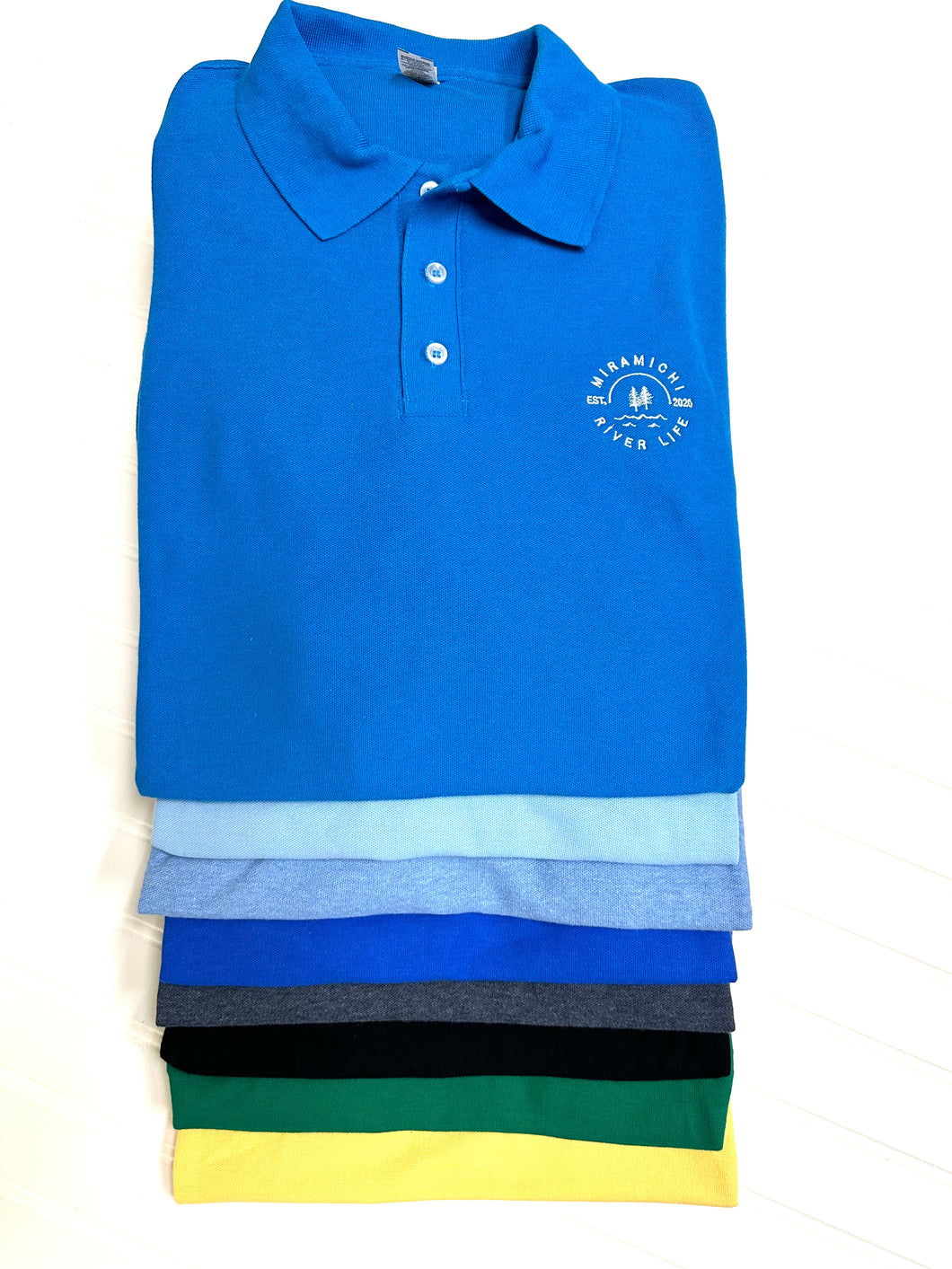 MRL Unisex Golf Shirt - CARIBBEAN BLUE
