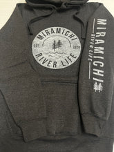 MRL Unisex Hoodie - Circle Logo HEATHERED CHARCOAL