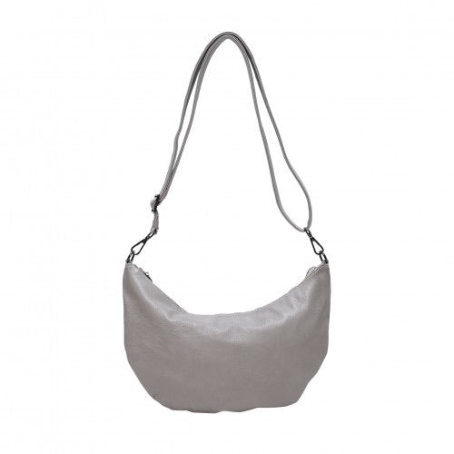 SQ KIRA Half-moon Crossbody Grey