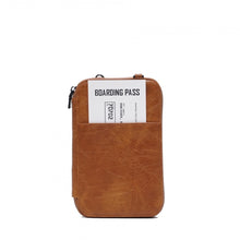 SQ RHONA Passport Pouch Camel