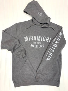 MRL Unisex Hoodie - Simple Grey with White