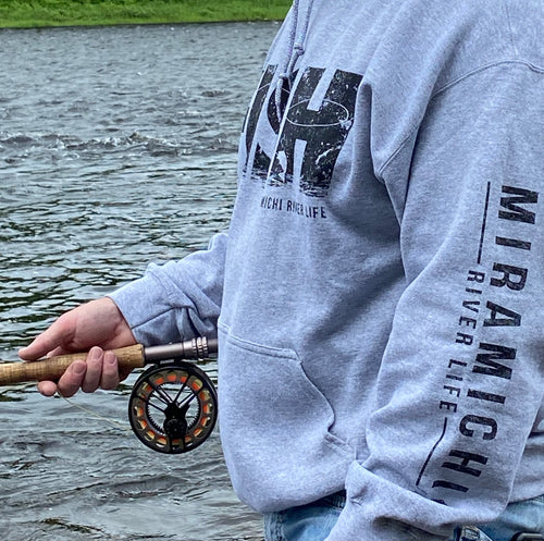 MRL Unisex Hoodie -  FISH Collection Grey