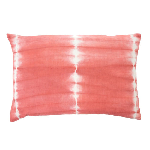 16x24 Coral Shibori Pillow