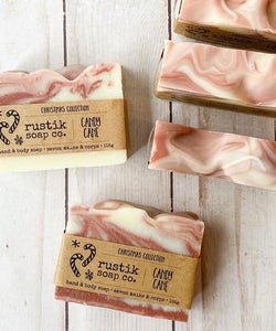 RUSTIK Hand and Body Soap - Candy Cane