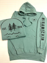 MRL Unisex Hoodie - Tree Logo SAGE GREEN w/ black lettering