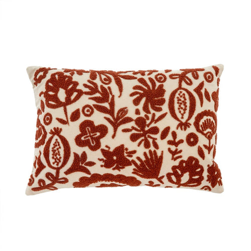 16x24 New Guinea Pillow, Rust