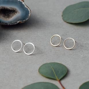 Glee - Orb Studs, Silver