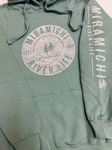 MRL Unisex Hoodie - Circle Logo SAGE GREEN
