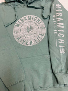 MRL Unisex Hoodie - Circle Logo SAGE GREEN