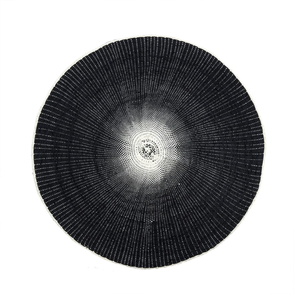 Willa Woven Placemat Black
