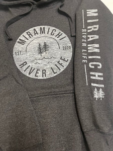 MRL Unisex Hoodie - Circle Logo HEATHERED CHARCOAL