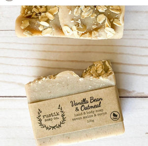 RUSTIK Hand and Body Soap - Vanilla Bean Oatmeal