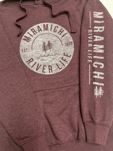 MRL Unisex Hoodie - Circle Logo HEATHERED BURGUNDY