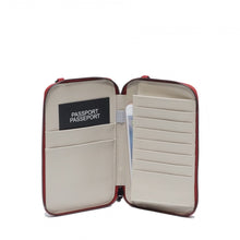 SQ RHONA Passport Pouch Camel