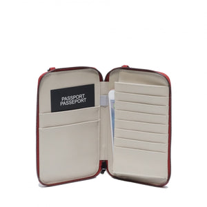 SQ RHONA Passport Pouch Camel