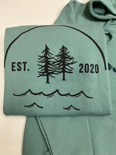 MRL Unisex Hoodie - Tree Logo SAGE GREEN w/ black lettering