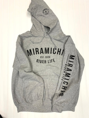 MRL Unisex Hoodie - Simple Grey with Black