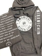 MRL Unisex Hoodie - ‘Over Home’ SAYINGS on back - HEATHERED CHARCOAL