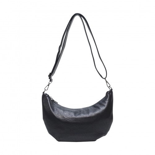 SQ KIRA Half-moon Crossbody Black