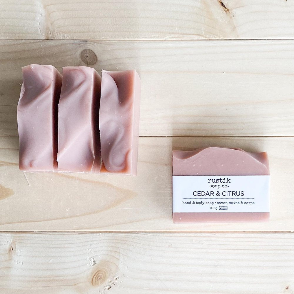 RUSTIK Hand and Body Soap - Cedar and Citrus