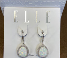 Elle Earrings: Opal Halo Collection