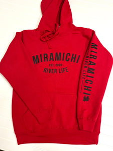 MRL Unisex Hoodie - Simple RED w/ BLACK LETTERING