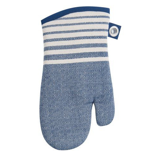 Cobalt Stripe Oven Mitt